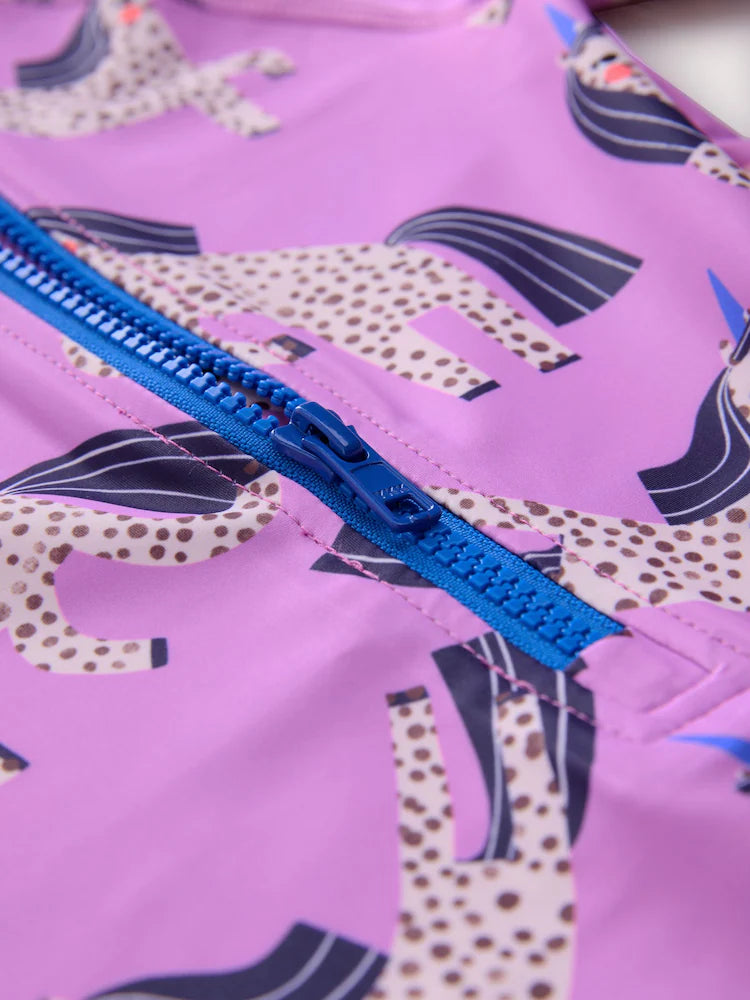 |Girl| Maiô Sunsafe Unicórnio Roxo (3 meses a 10 anos)