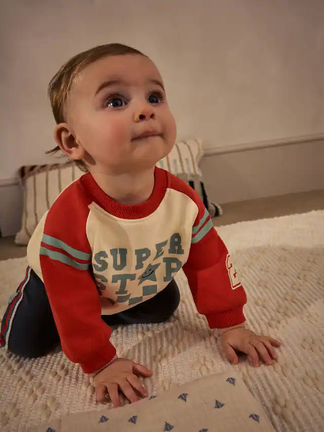 |BabyBoy| Conjunto De Moletom e Calça Jogger 100% Algodão Cinza Carvão Para Bebê, 2 Peças