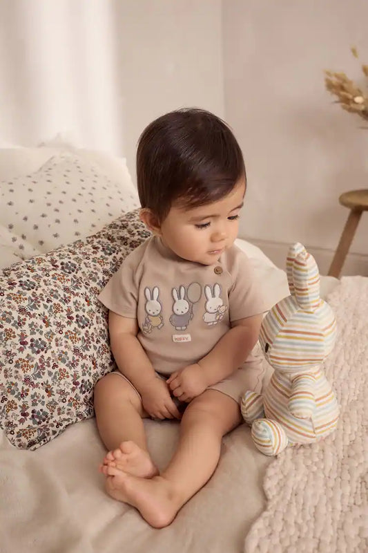 |BabyGirl| Macacão Neutro Miffy Baby 100% Algodão (0 meses a 2 anos)