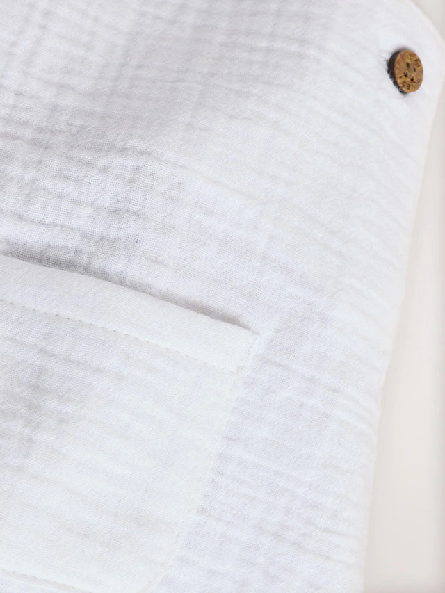 |BabyBoy| Conjunto De Macacão e Macacão Listrado Branco/Neutro Para Bebê (0 meses a 2 anos)