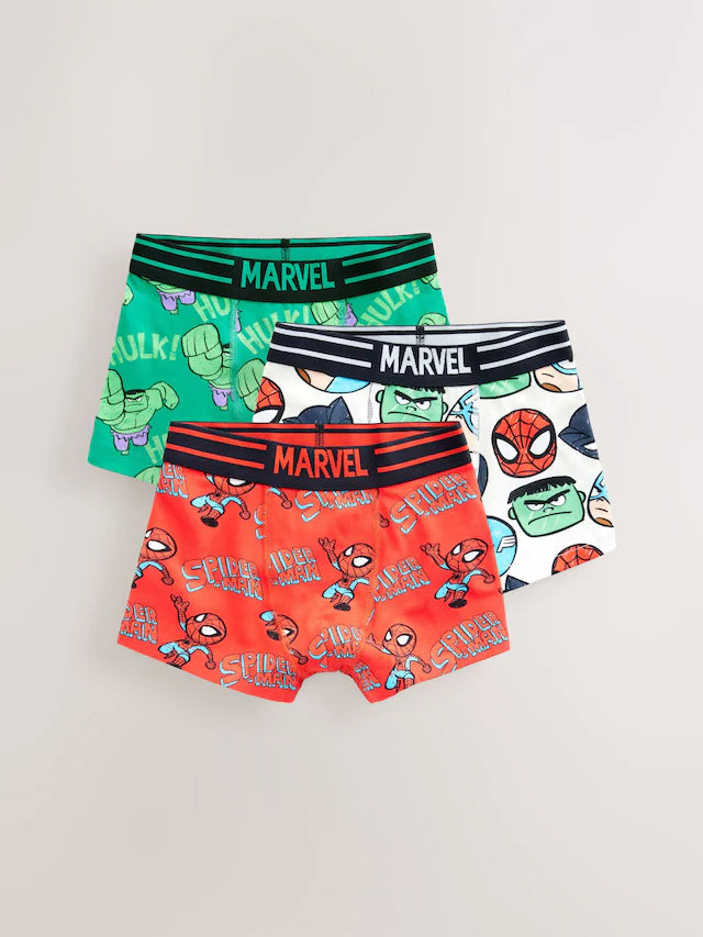 |BigBoy| Pacote Com 5 Calções Multi Marvel (2-12 anos)