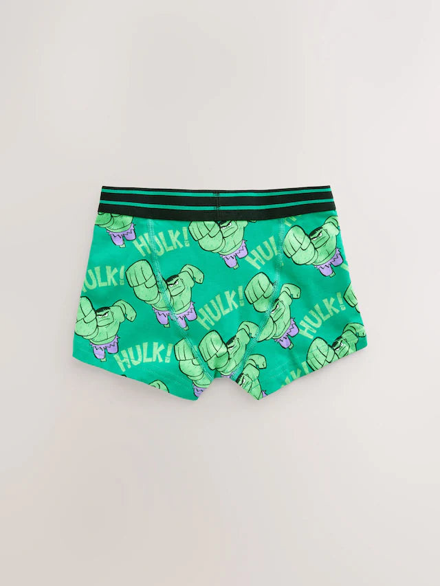 |BigBoy| Pacote Com 5 Calções Multi Marvel (2-12 anos)