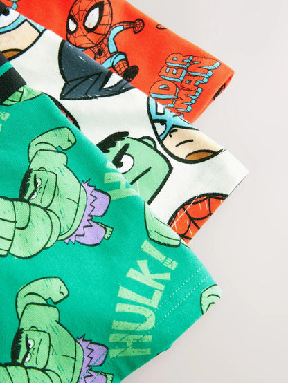 |BigBoy| Pacote Com 5 Calções Multi Marvel (2-12 anos)