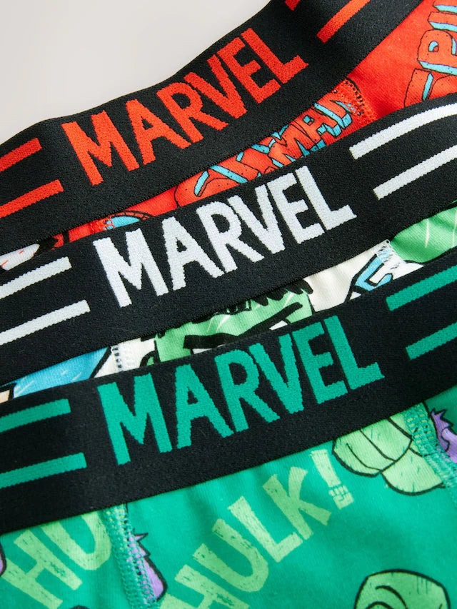 |BigBoy| Pacote Com 5 Calções Multi Marvel (2-12 anos)