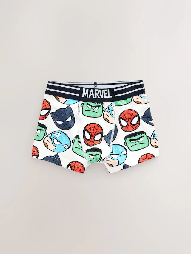 |BigBoy| Pacote Com 5 Calções Multi Marvel (2-12 anos)