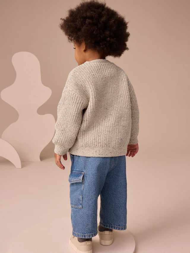 |Boy| Cardigan Com Estampa De Ursos Neutros (3 meses a 7 anos)