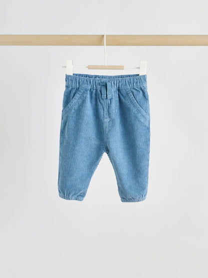 |BabyBoy| Conjunto De 3 Peças De Blusa e Calça Shacket Marrom/Azul Marinho Para Bebê (0 meses a 2 anos)