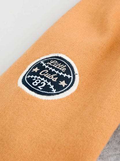 |BabyBoy| Conjunto De Blusa e Calça De Moletom Bright Little Cub Baby (0 meses a 2 anos)