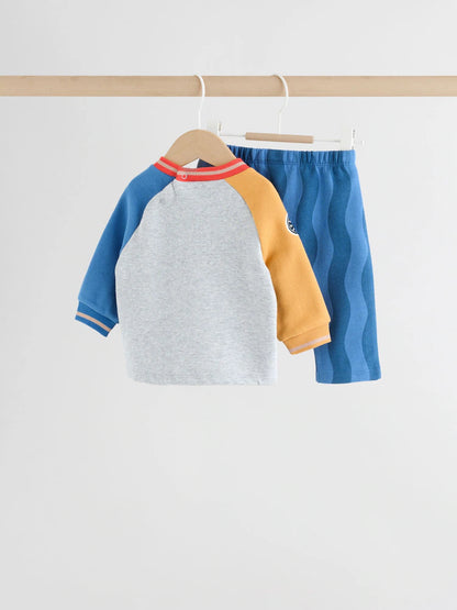 |BabyBoy| Conjunto De Blusa e Calça De Moletom Bright Little Cub Baby (0 meses a 2 anos)