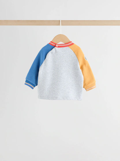 |BabyBoy| Conjunto De Blusa e Calça De Moletom Bright Little Cub Baby (0 meses a 2 anos)