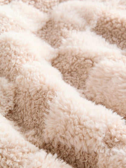 |BabyBoy| Conjunto De Blusa e Calça De Moletom Xadrez Neutro Para Bebês (0 meses a 2 anos)