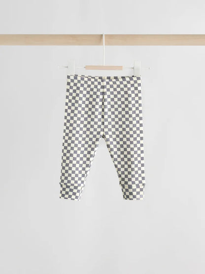 |BabyGirl| Conjunto De Blusa e Leggings De Halloween Para Bebês Com Personagens Pretos e brancos (0 meses a 2 anos)