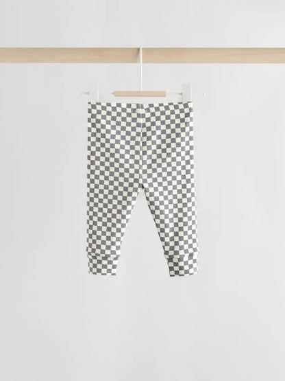 |BabyGirl| Conjunto De Blusa e Leggings De Halloween Para Bebês Com Personagens Pretos e brancos (0 meses a 2 anos)