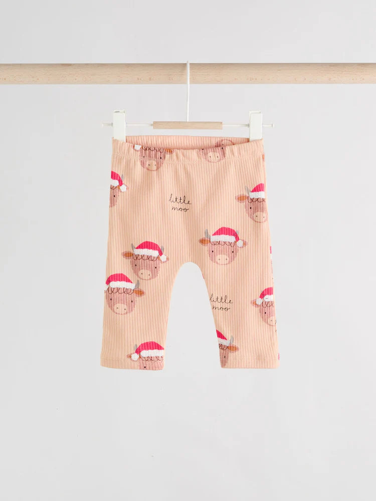 |BabyBoy| Conjunto De Blusa e Leggings De Lã Hamish Para Bebê, Azul Marinho, De Natal (0 meses a 3 anos)