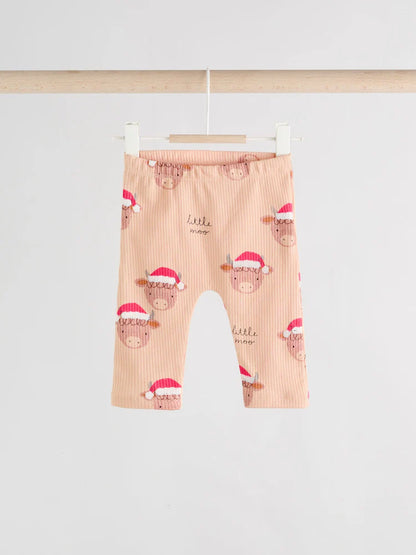 |BabyBoy| Conjunto De Blusa e Leggings De Lã Hamish Para Bebê, Azul Marinho, De Natal (0 meses a 3 anos)