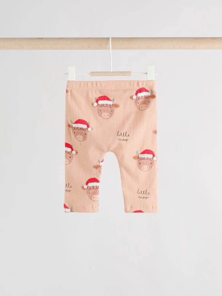 |BabyBoy| Conjunto De Blusa e Leggings De Lã Hamish Para Bebê, Azul Marinho, De Natal (0 meses a 3 anos)