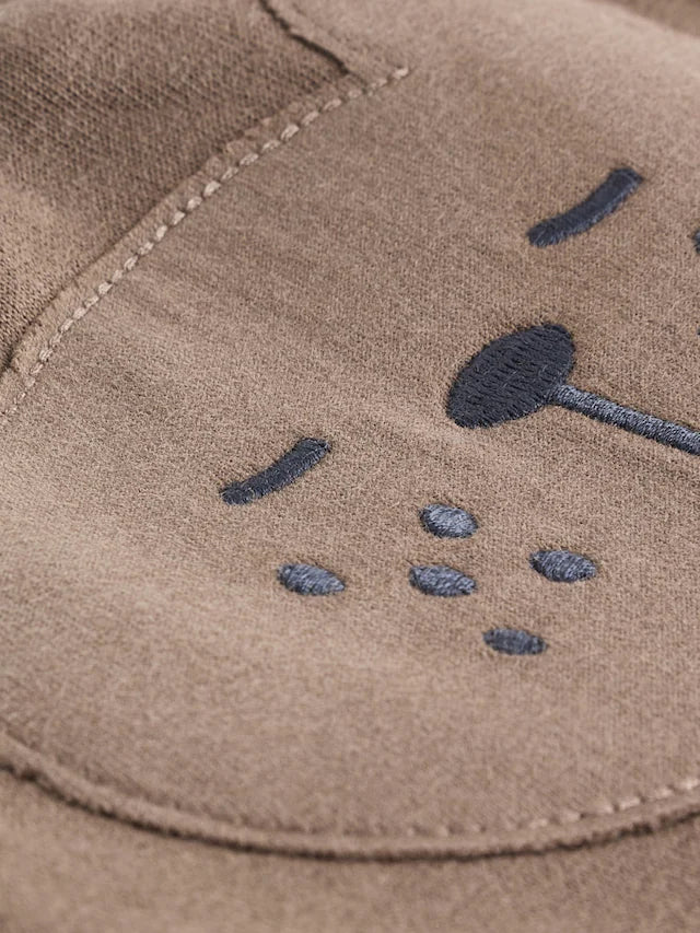 |BabyBoy| Leggings Neutral Bear Baby 100% Algodão, Pacote Com 2 (0 meses a 2 anos)