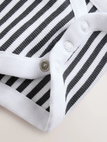 |BabyBoy| Conjunto De Macacão e Macacão Jeans Cinza Carvão Para Bebê (0 meses a 2 anos)