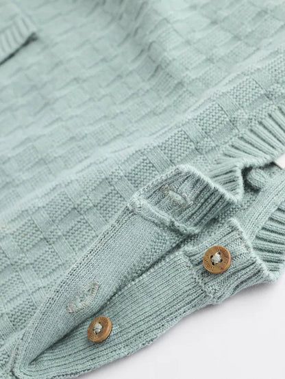 |BabyBoy| Conjunto De Suéter e Leggings De Malha Texturizada Mineral Baby 100% Algodão (0 meses a 3 anos)