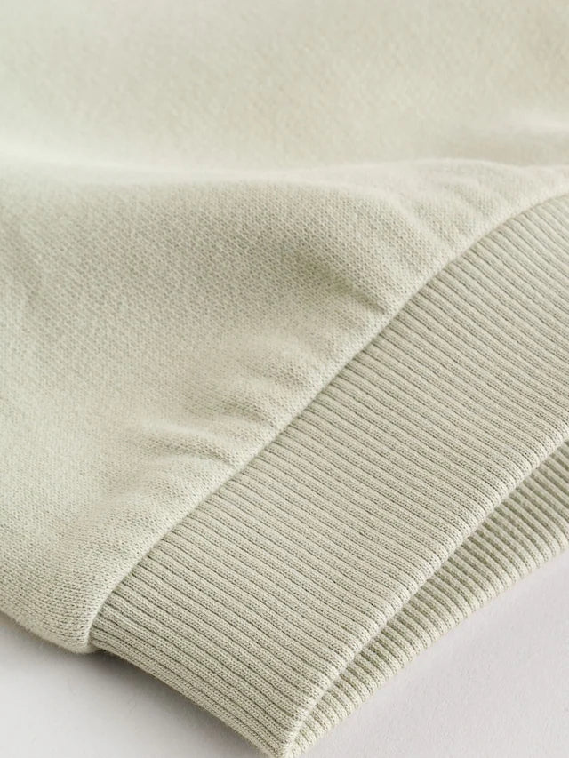 |BabyBoy| Conjunto De Moletom e Calça De Moletom Sage Green Tractor Para Bebê (0 meses a 2 anos)