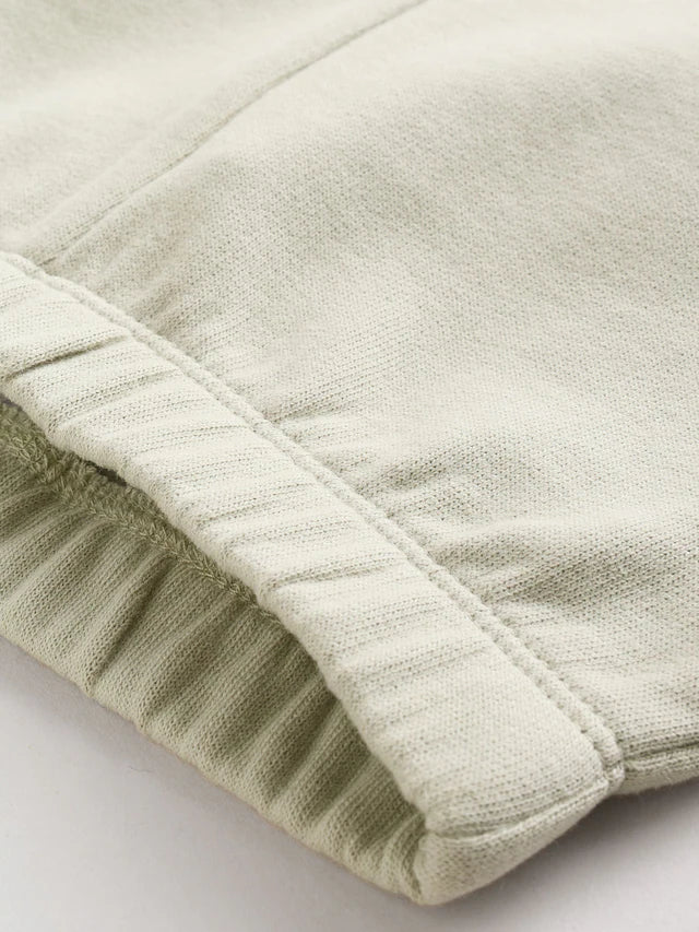 |BabyBoy| Conjunto De Moletom e Calça De Moletom Sage Green Tractor Para Bebê (0 meses a 2 anos)