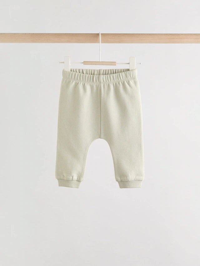 |BabyBoy| Conjunto De Moletom e Calça De Moletom Sage Green Tractor Para Bebê (0 meses a 2 anos)