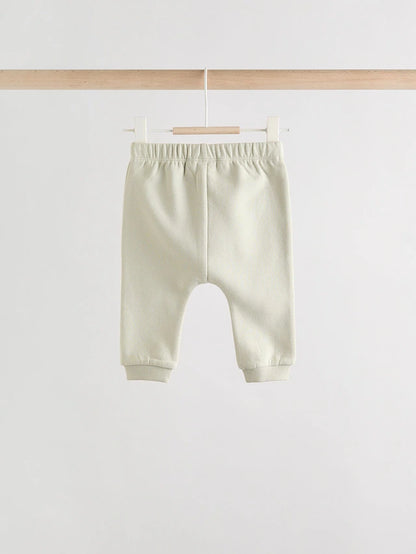 |BabyBoy| Conjunto De Moletom e Calça De Moletom Sage Green Tractor Para Bebê (0 meses a 2 anos)