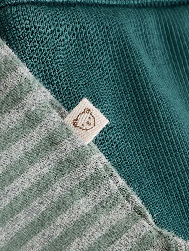 |BabyBoy| Conjunto De 2 Peças De Blusa e Leggings Verdes Para Bebê (0 meses a 3 anos)