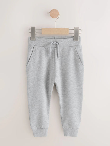 |Boy| Calça De Moletom Clássica Cinza Mesclada (3 meses a 7 anos)