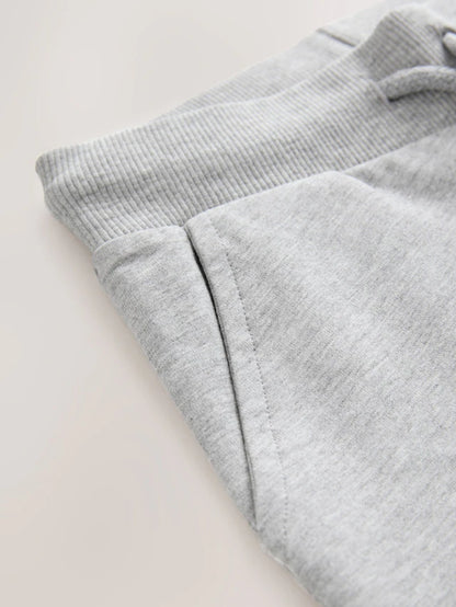 |Boy| Calça De Moletom Clássica Cinza Mesclada (3 meses a 7 anos)