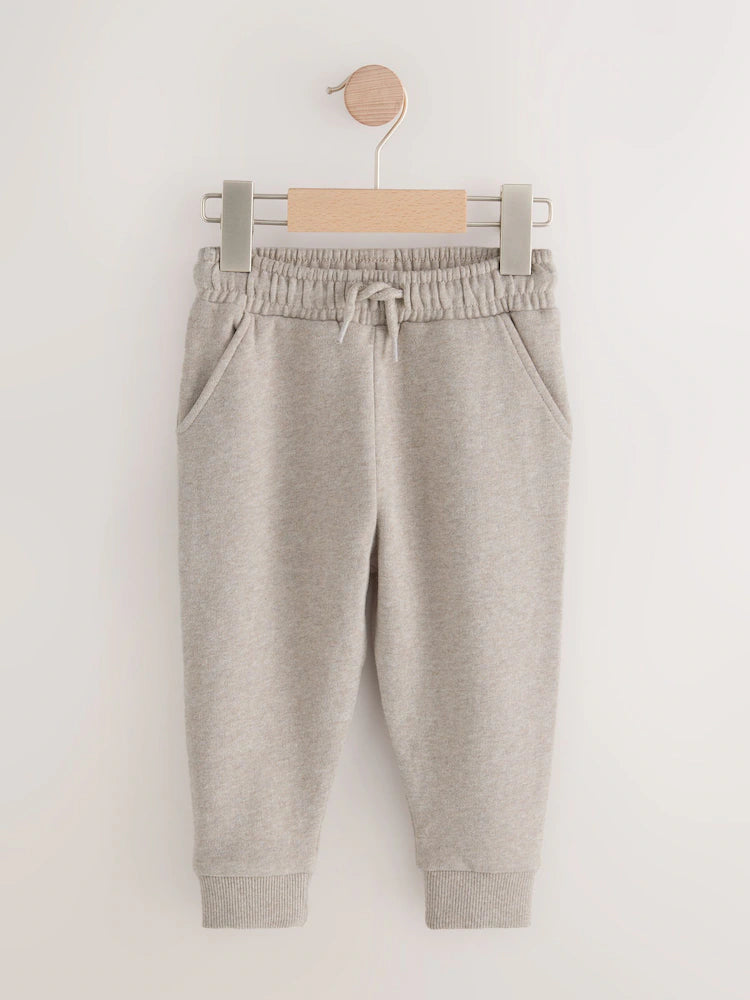 |Boy| Calça De Moletom Oatmeal Marl Slim Fit Soft Touch (3 meses a 7 anos)