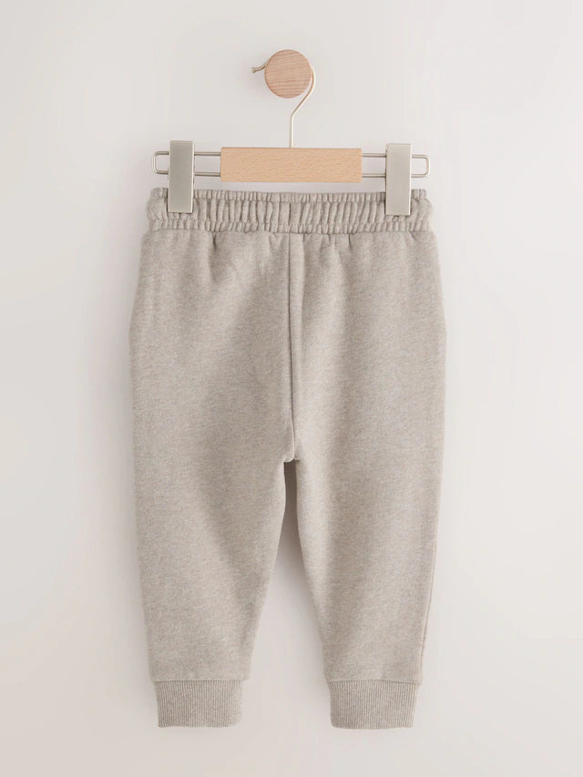 |Boy| Calça De Moletom Oatmeal Marl Slim Fit Soft Touch (3 meses a 7 anos)