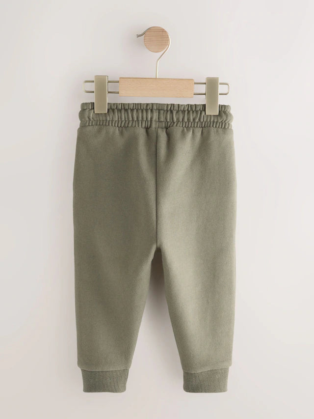 |Boy| Calça De Moletom Slim Fit Soft Touch Verde Cáqui (3 meses a 7 anos)