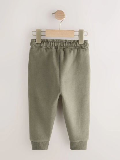 |Boy| Calça De Moletom Slim Fit Soft Touch Verde Cáqui (3 meses a 7 anos)