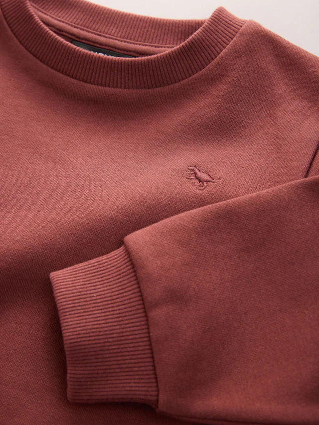 |Girl| Conjunto De Moletom e Calça De Moletom Vermelho Bordô (3 meses a 7 anos)