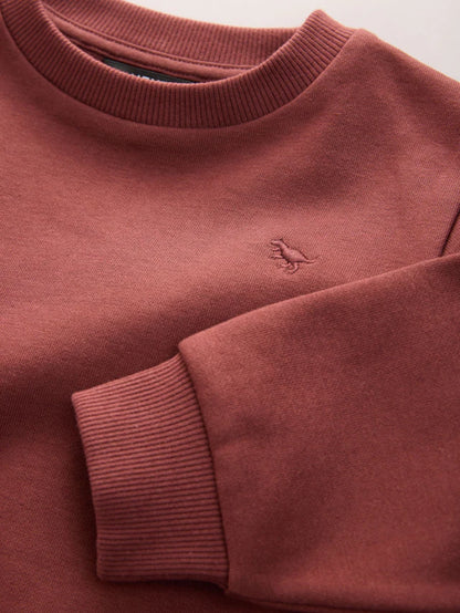 |Girl| Conjunto De Moletom e Calça De Moletom Vermelho Bordô (3 meses a 7 anos)