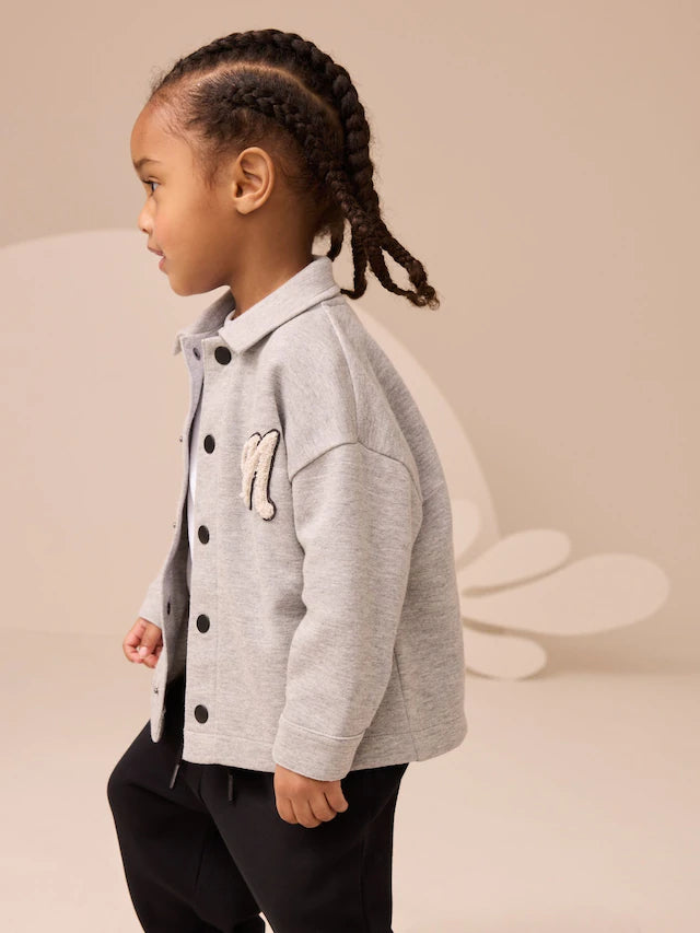 |Girl| Conjunto De 3 Peças De Camiseta Cinza e Calça Jogger (3 meses a 7 anos)