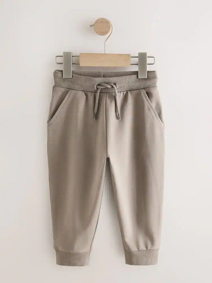 |Boy| Calça De Moletom Regular Fit Cáqui Verde/Azul/Vermelho, Pacote com 5 (3 meses a 7 anos)