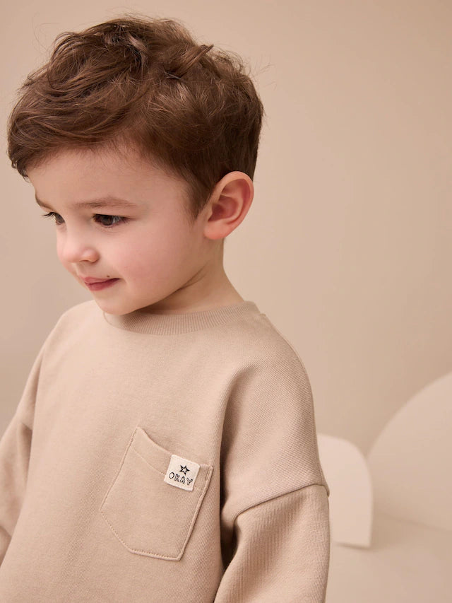 |Boy| Conjunto De Blusa e Leggings De Manga Comprida Stone (3 meses a 7 anos)