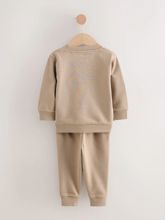 |Boy| Conjunto De Moletom e Calça De Moletom Stone (3 meses a 7 anos)