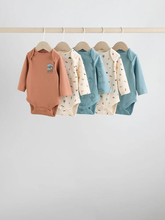 |BabyBoy| Conjunto Com 5 Bodies Para Bebê