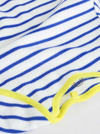 |BabyBoy| Conjunto Com 5 Bodies De Manga Comprida Para Bebês Em Cores Vibrantes