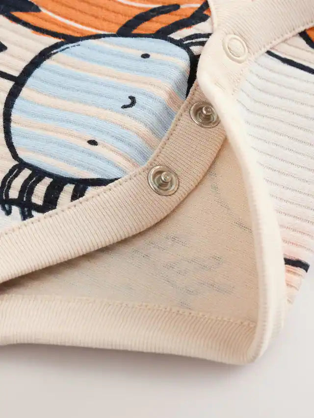 |BabyBoy| Body De Halloween De Manga Comprida Laranja Para Bebê