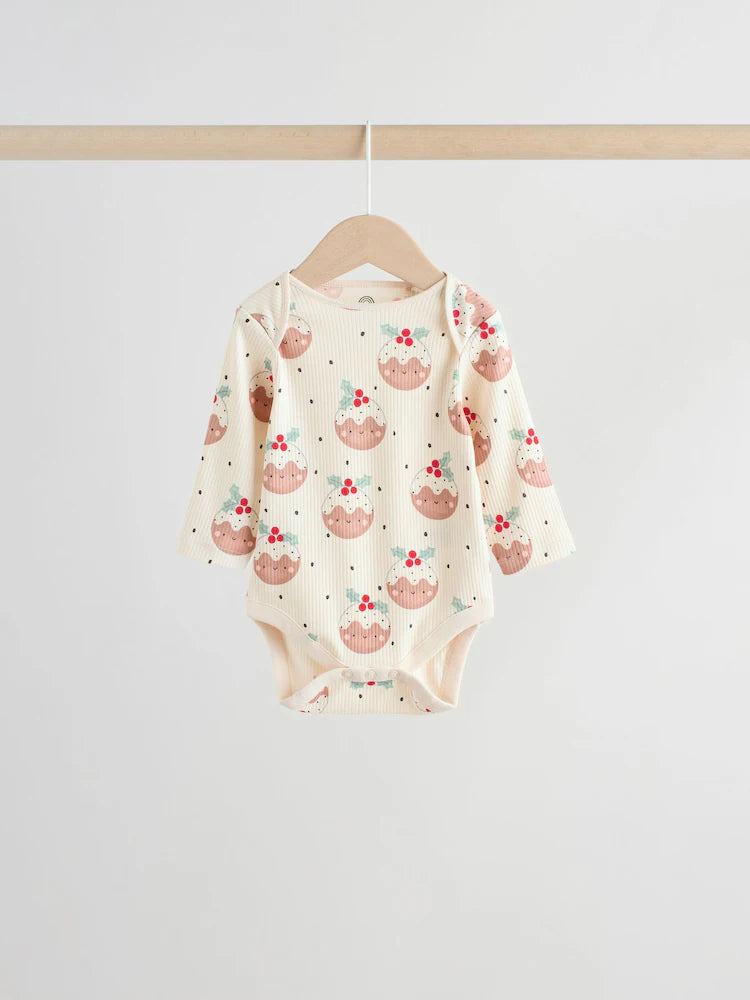 |BabyBoy| Pacote Com 3 Macacões De Natal Para Bebês