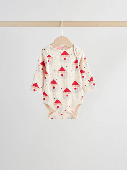 |BabyBoy| Pacote Com 3 Macacões De Natal Para Bebês