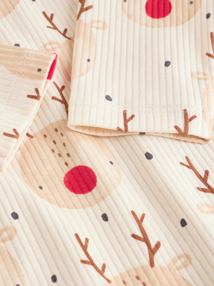 |BabyBoy| Pacote Com 3 Macacões De Natal Para Bebês