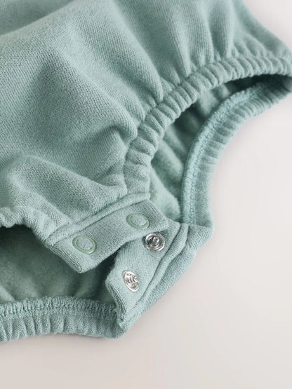 |BabyBoy| Conjunto De Macacão e Macacão Infantil Listrados Em Tecido Mineral (0 meses a 2 anos)