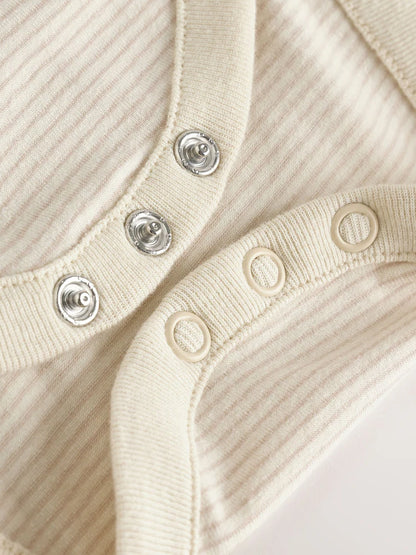 |BabyBoy| Conjunto de macacão e macacão marrom para bebê (0 meses a 2 anos)