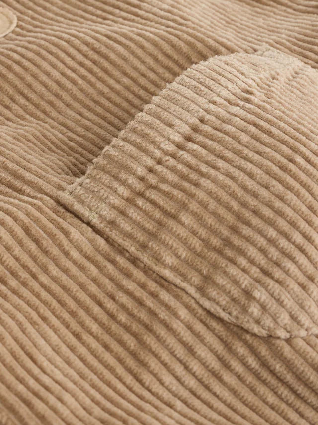 |BabyBoy| Conjunto De Macacão e Macacão De Veludo Cotelê Para Bebê Urso Marrom Bege (0 meses a 2 anos)