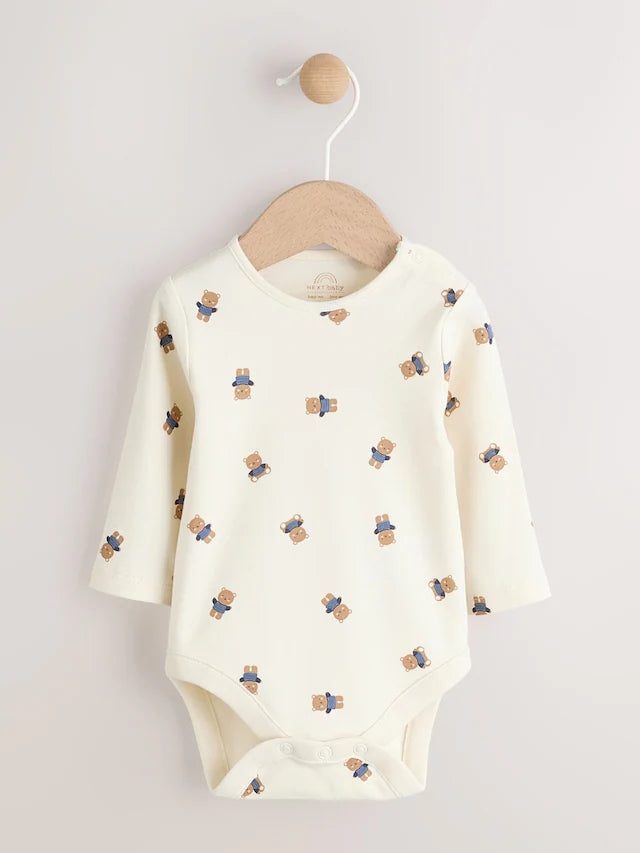 |BabyBoy| Conjunto De Macacão e Macacão De Veludo Cotelê Para Bebê Urso Marrom Bege (0 meses a 2 anos)